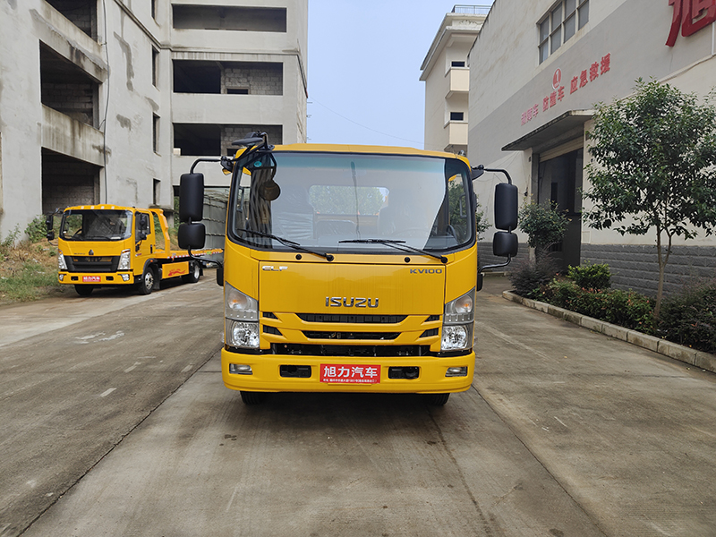 國六慶鈴五十鈴KV100藍(lán)牌清障車(輕量化)